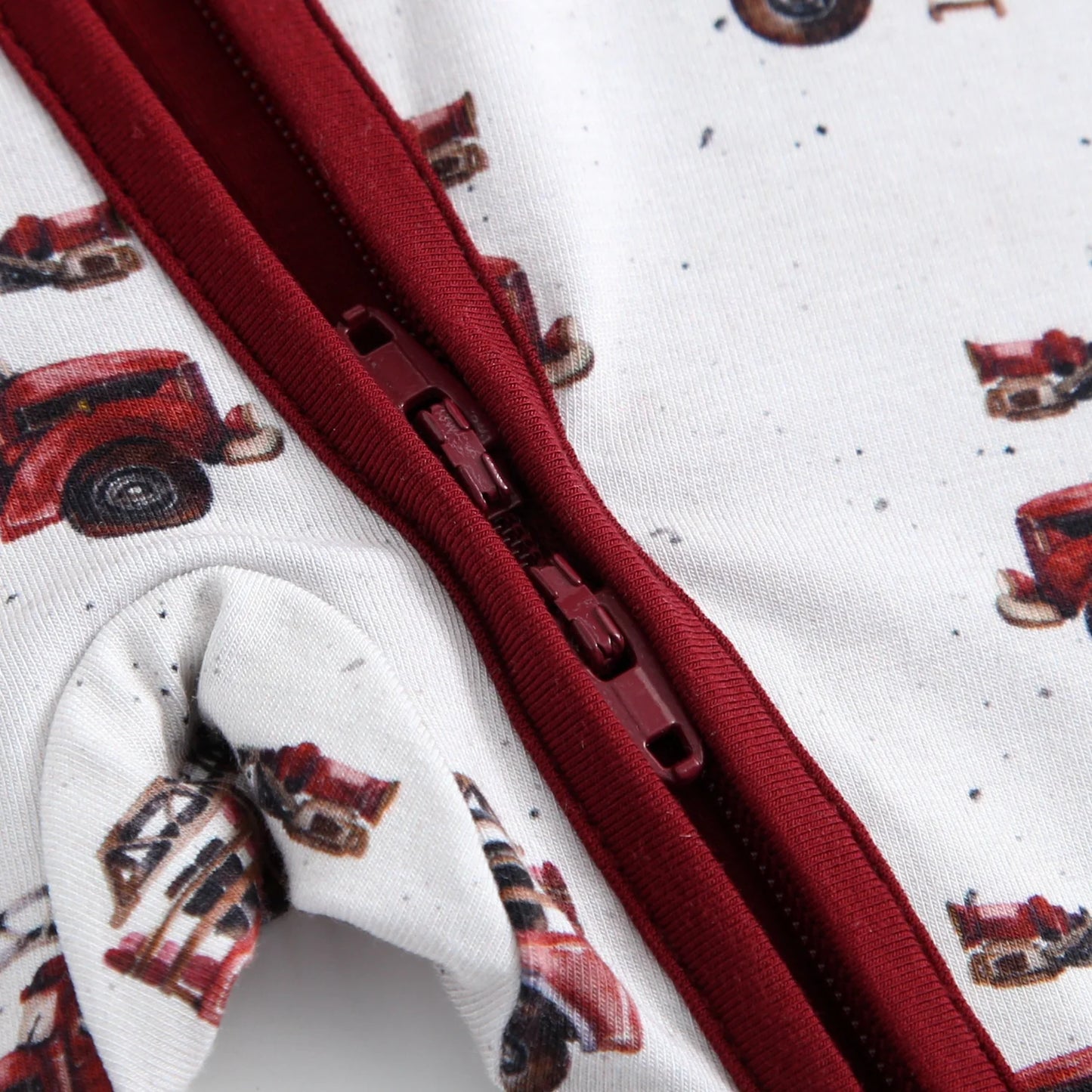 Vintage Firetrucks Bamboo Zippy