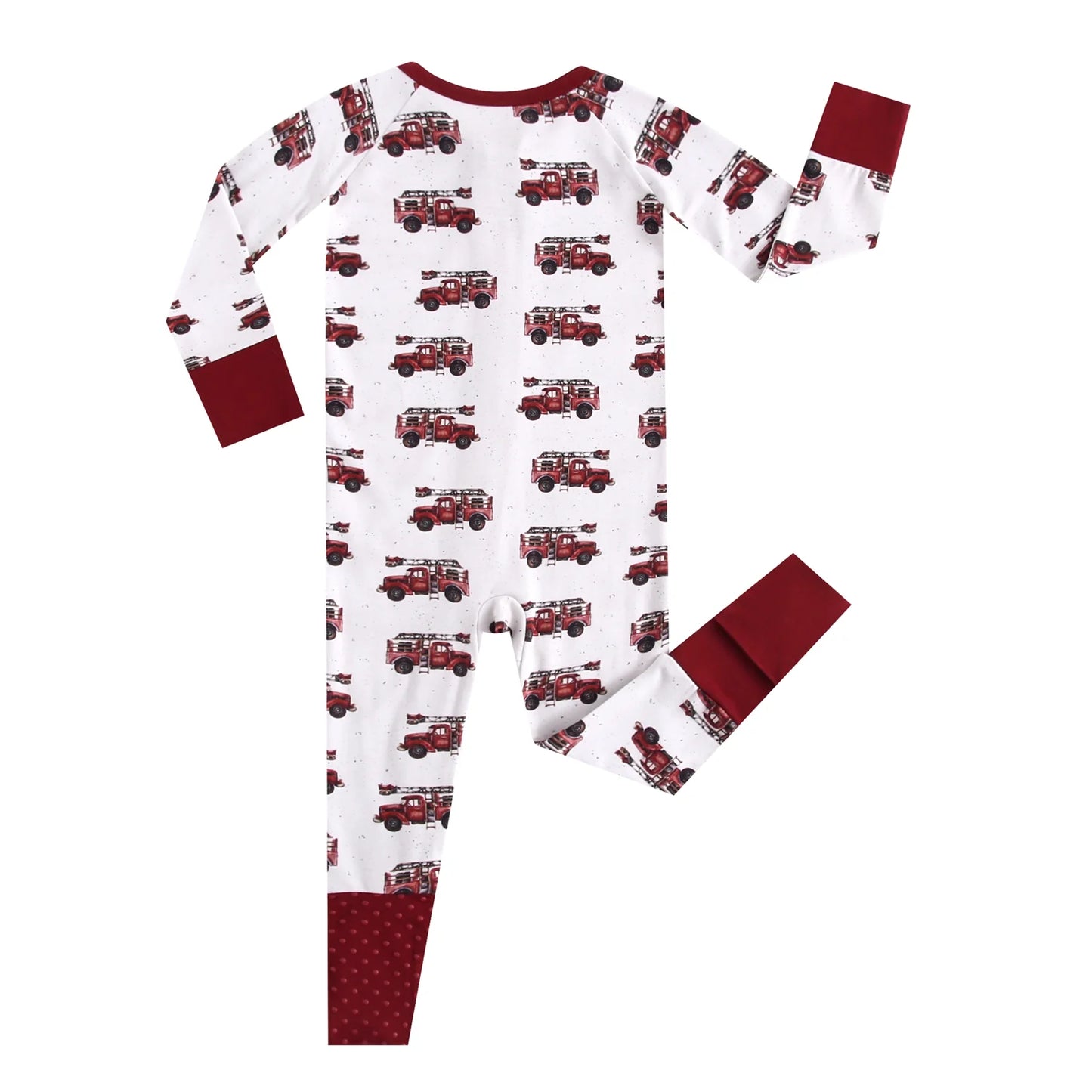 Vintage Firetrucks Bamboo Zippy