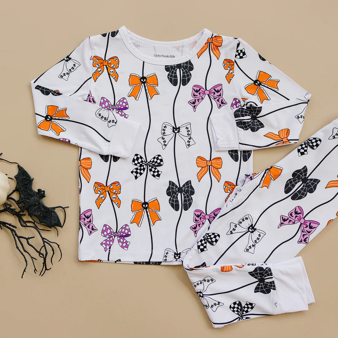 Spooky Bows Bamboo Set