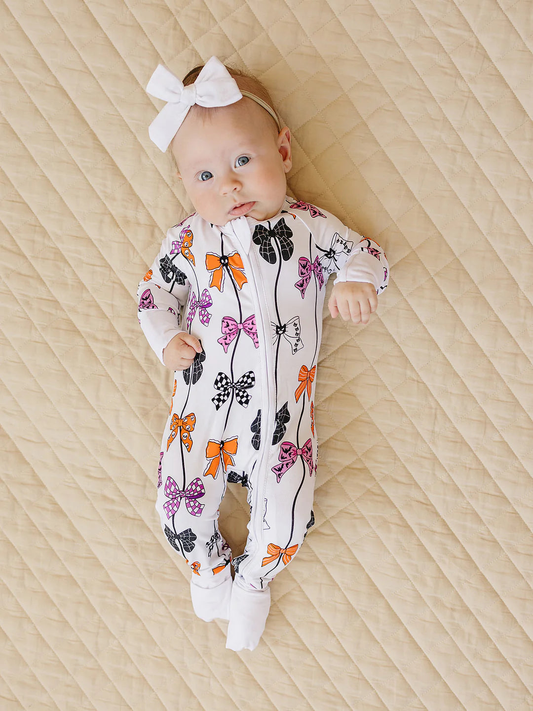 Spooky Bows Bamboo Zippy