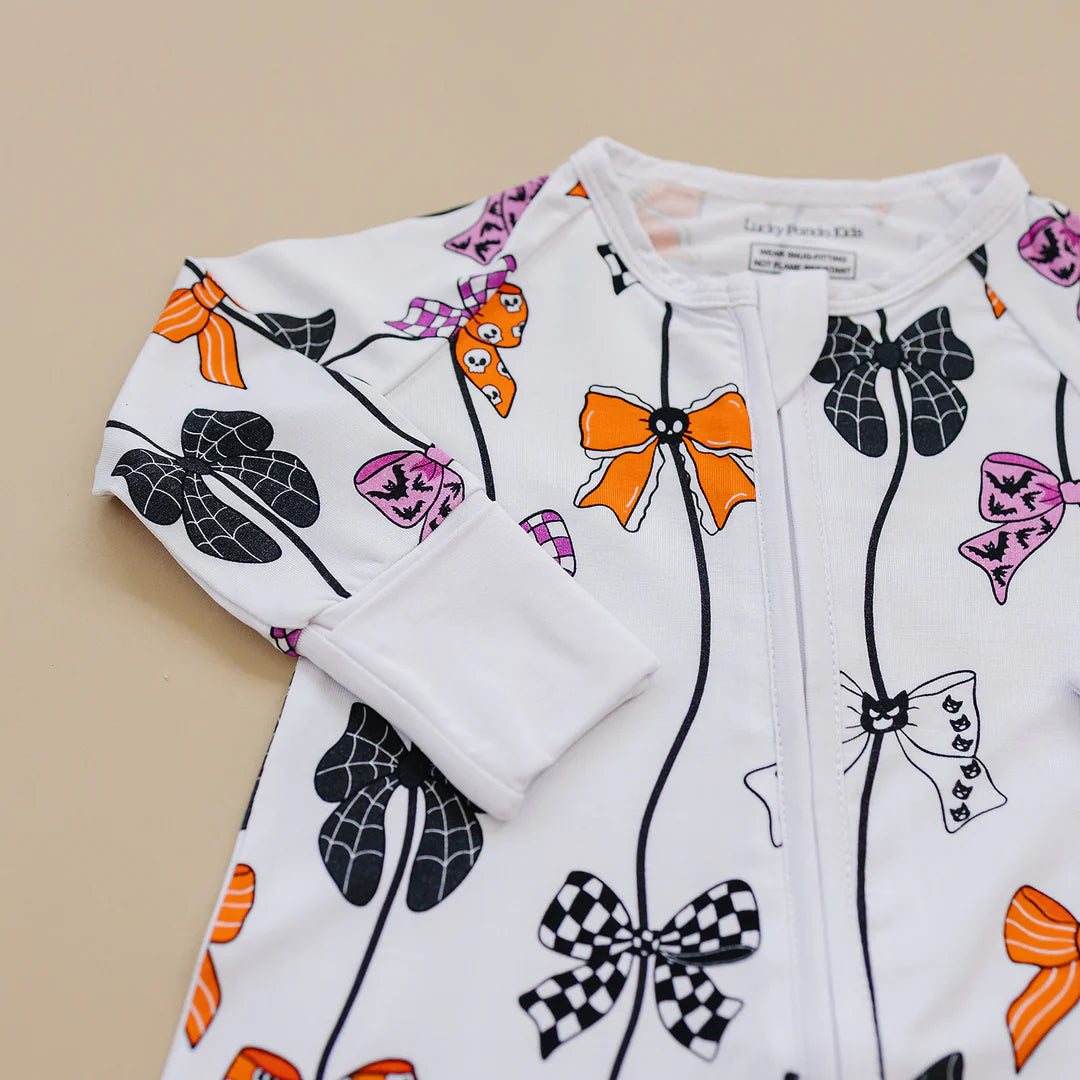 Spooky Bows Bamboo Zippy