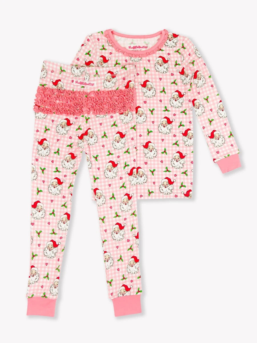 Pink Santa Bamboo Set