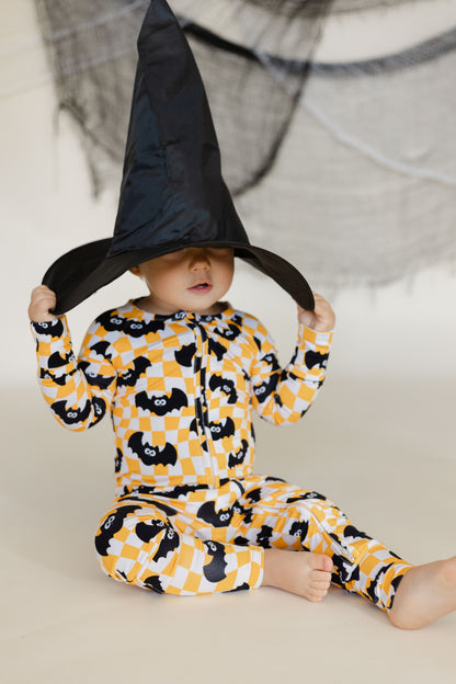 Bewitching Bats (NO RUFFLES) Bamboo Zippy