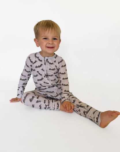 BATS! Bamboo ribbed zippy