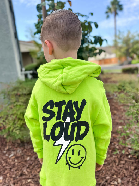 "Stay Loud" Graphic Bamboo Fleece Hoodie