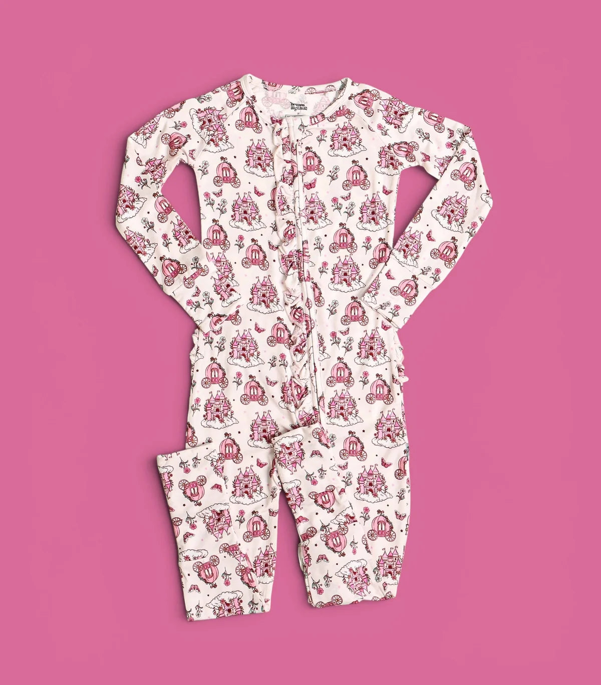 Fairytale Garden Ruffle Bamboo Zippy
