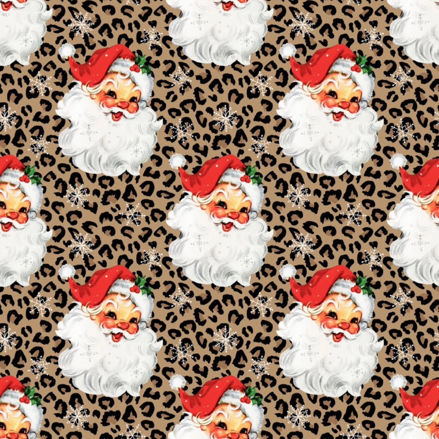 Leopard Santa Bamboo ONESIE