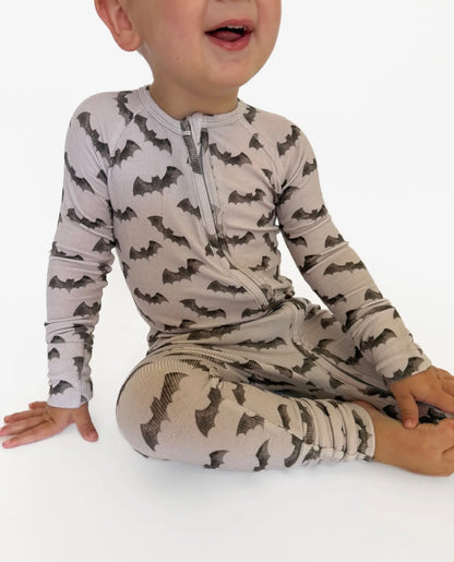 BATS! Bamboo ribbed zippy