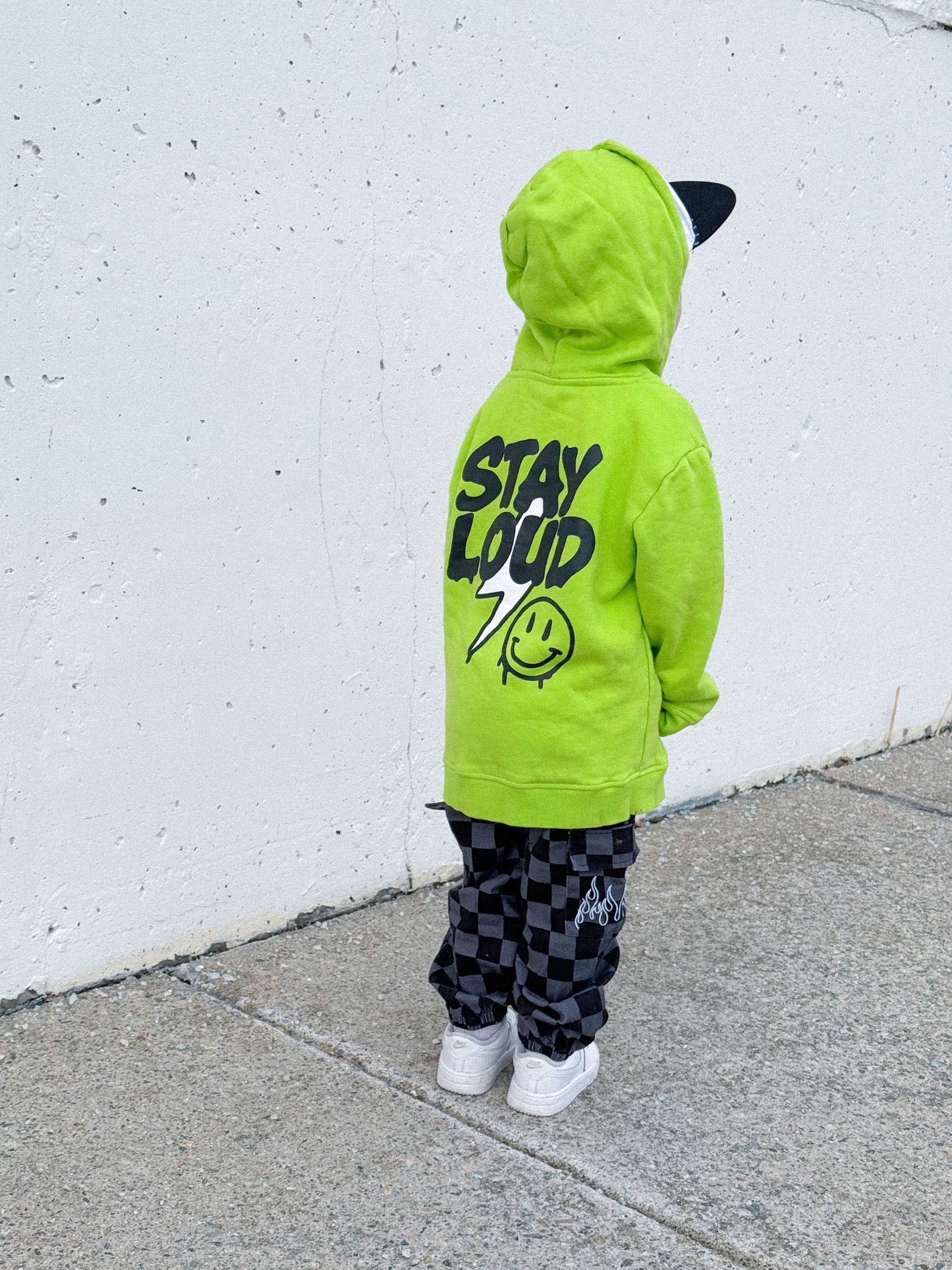 "Stay Loud" Graphic Bamboo Fleece Hoodie