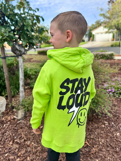"Stay Loud" Graphic Bamboo Fleece Hoodie