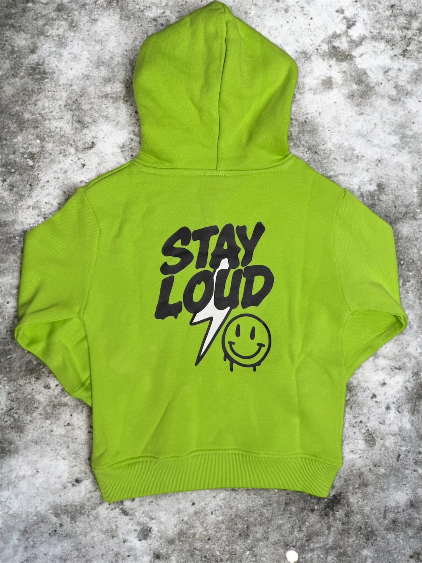 "Stay Loud" Graphic Bamboo Fleece Hoodie
