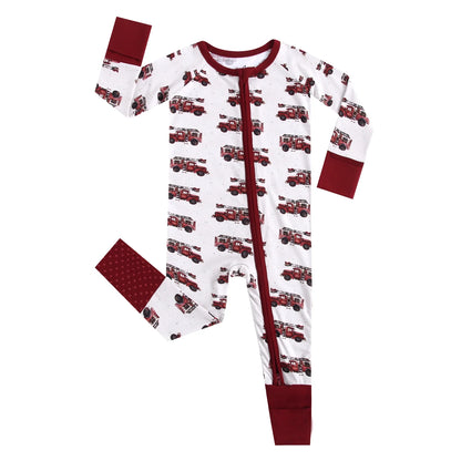 Vintage Firetrucks Bamboo Zippy