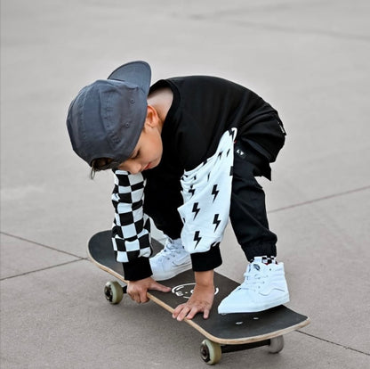 RAD • CREWNECK • CHECKERED + BOLTS
