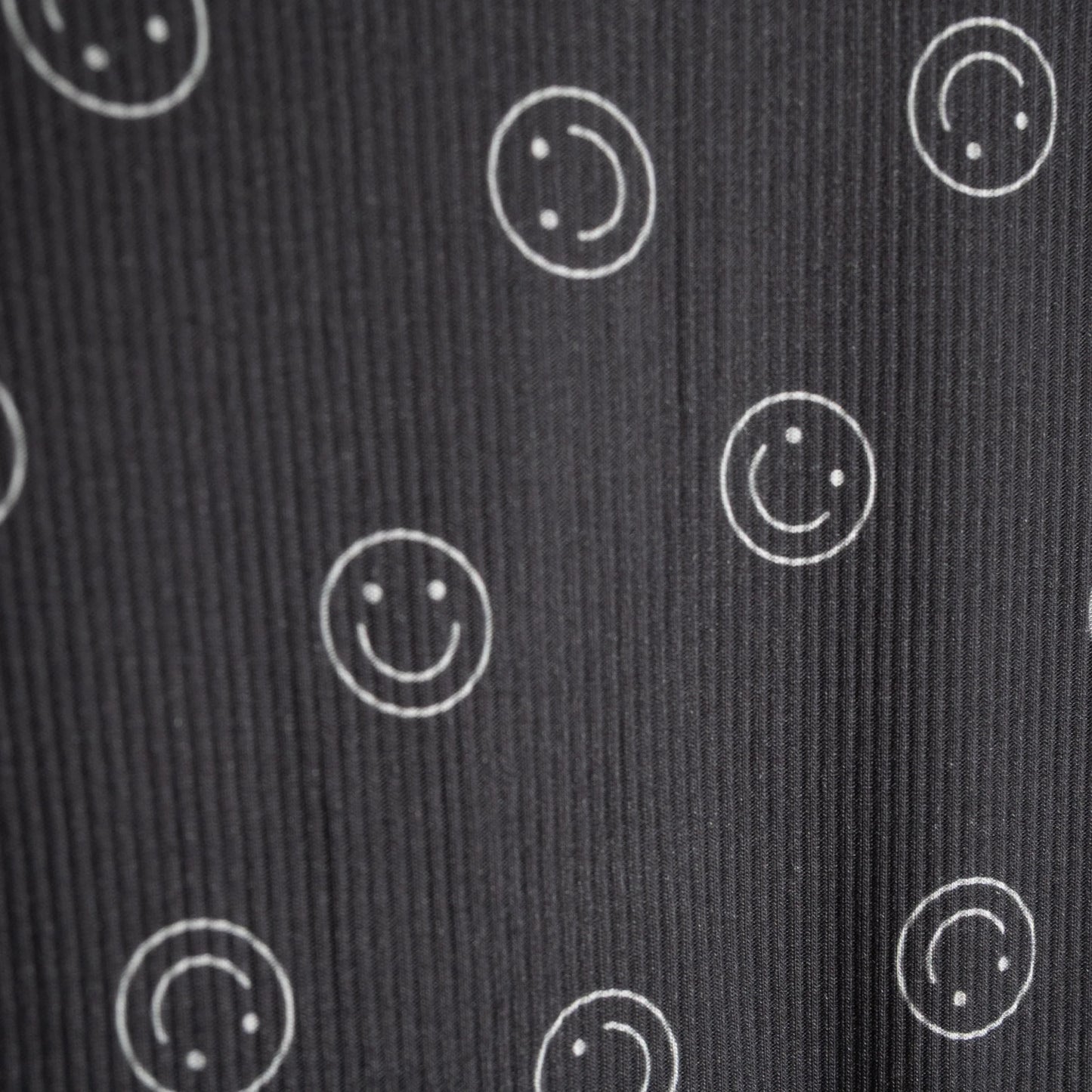 Smiley Ribbed Short Set
