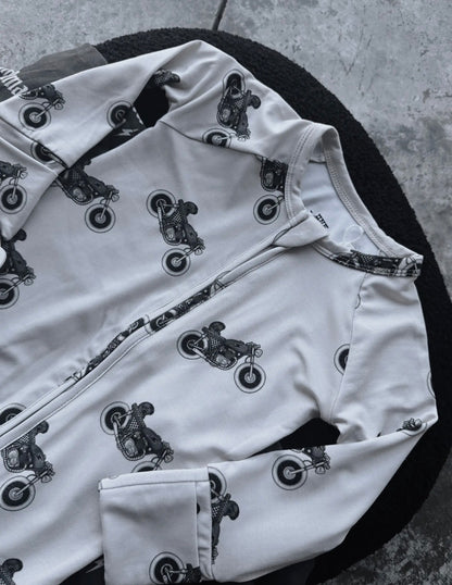 Vintage Motorcycle Bamboo Zippy