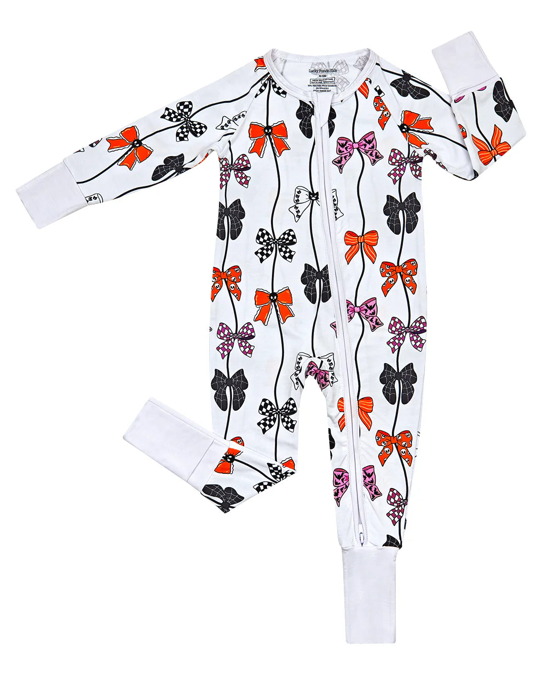 Spooky Bows Bamboo Zippy