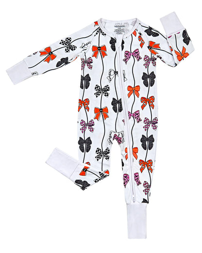 Spooky Bows Bamboo Zippy
