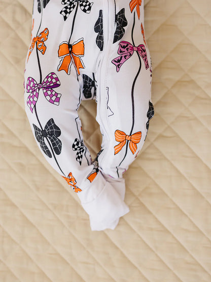 Spooky Bows Bamboo Zippy