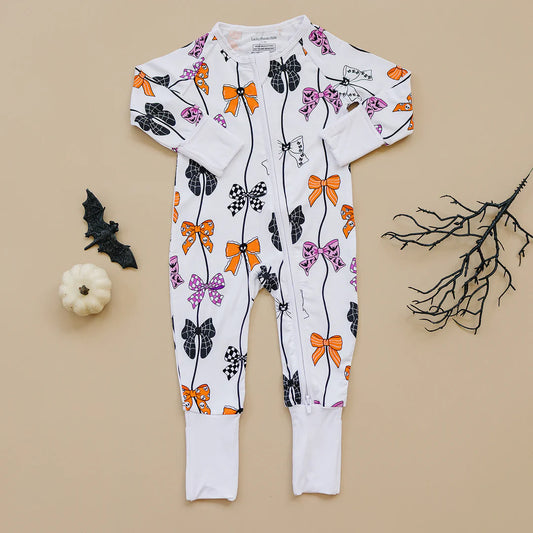 Spooky Bows Bamboo Zippy