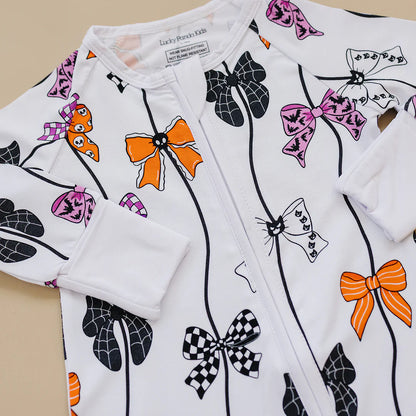 Spooky Bows Bamboo Zippy