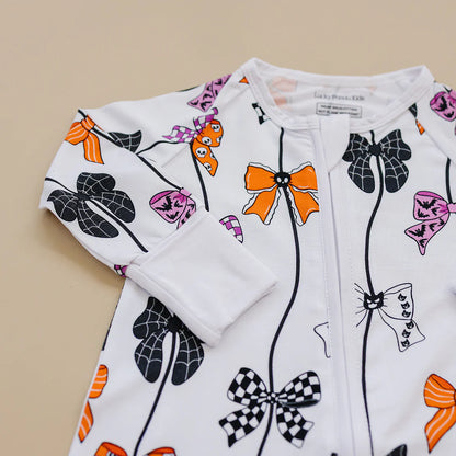 Spooky Bows Bamboo Zippy