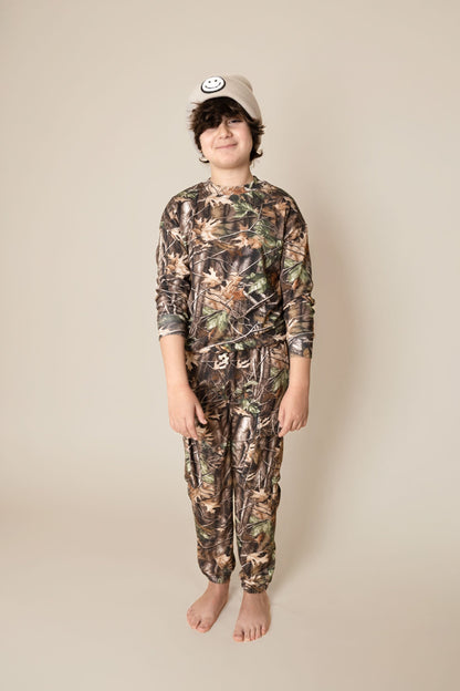 Cargo Jogger Set | Brown Camo