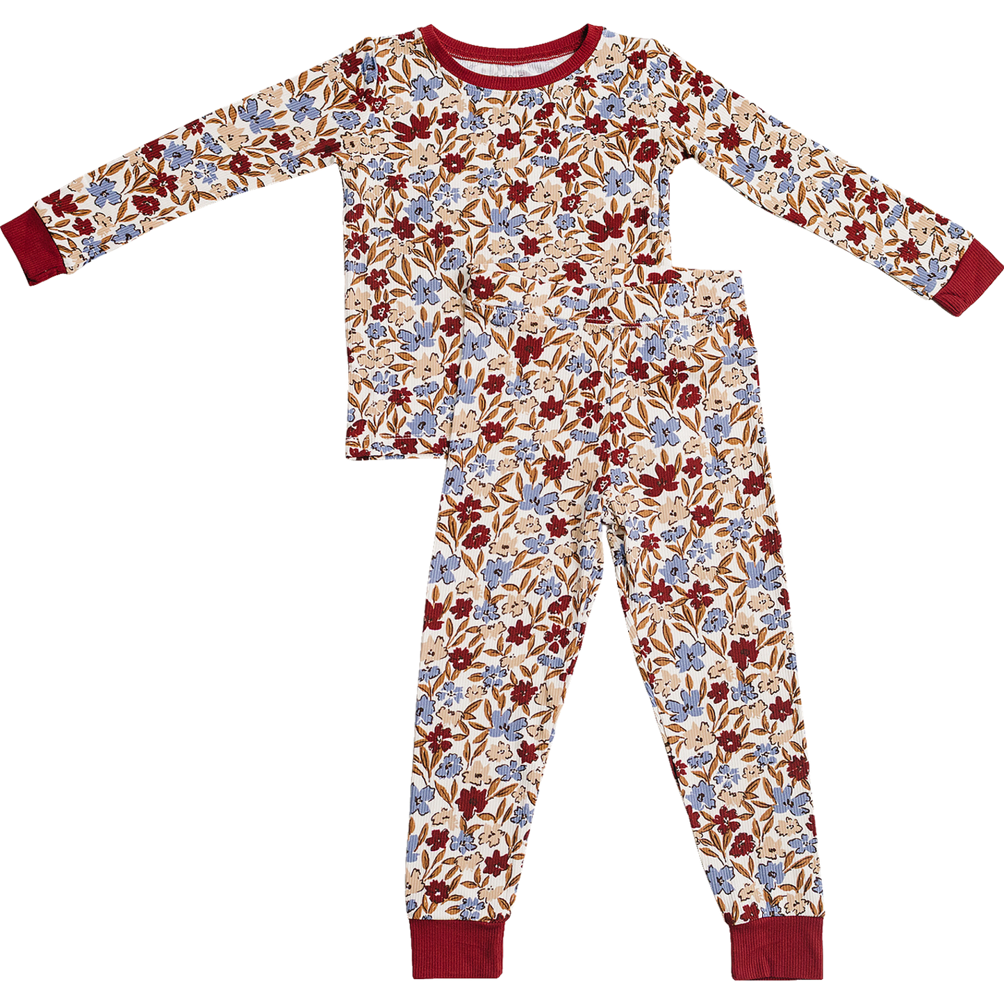 Desert Floral Ribbed Bamboo Cozy Set