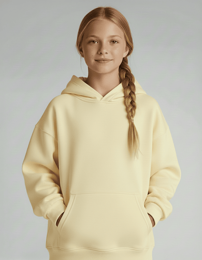 Dreamy Soft Charlie Play Solid Color - Bamboo Kids Pull Over Hoodie Sweatshirt